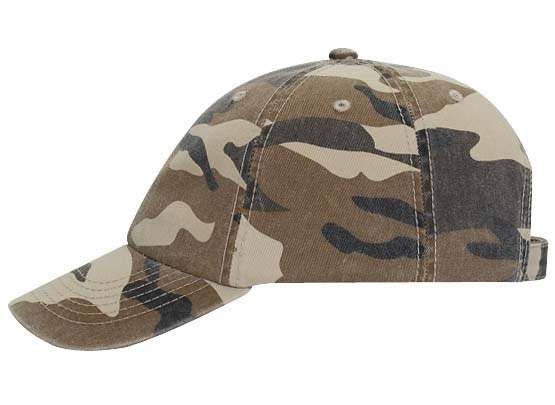 103-713 OTTO CAP Camouflage 6 Panel Low Profile Baseball Cap