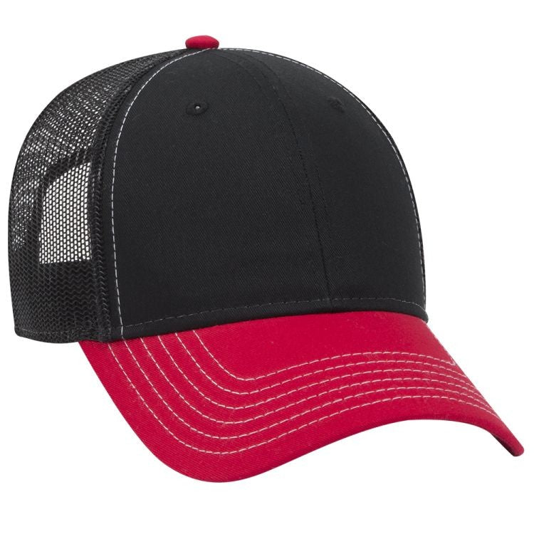 83-1239 OTTO CAP 6 Panel Low Profile Mesh Back Trucker Hat