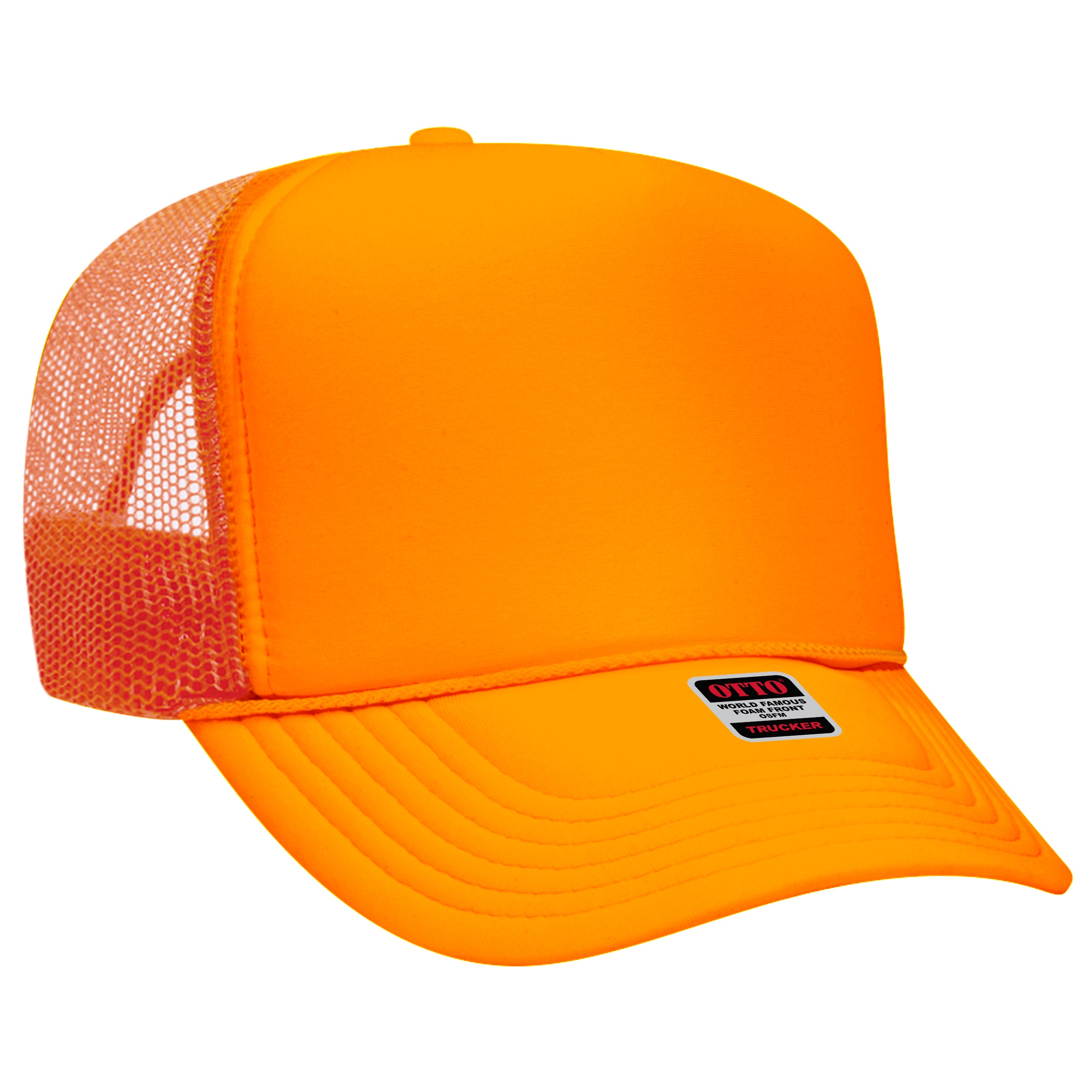 39-165 OTTO CAP 5 Panel High Crown Mesh Back Trucker Hat