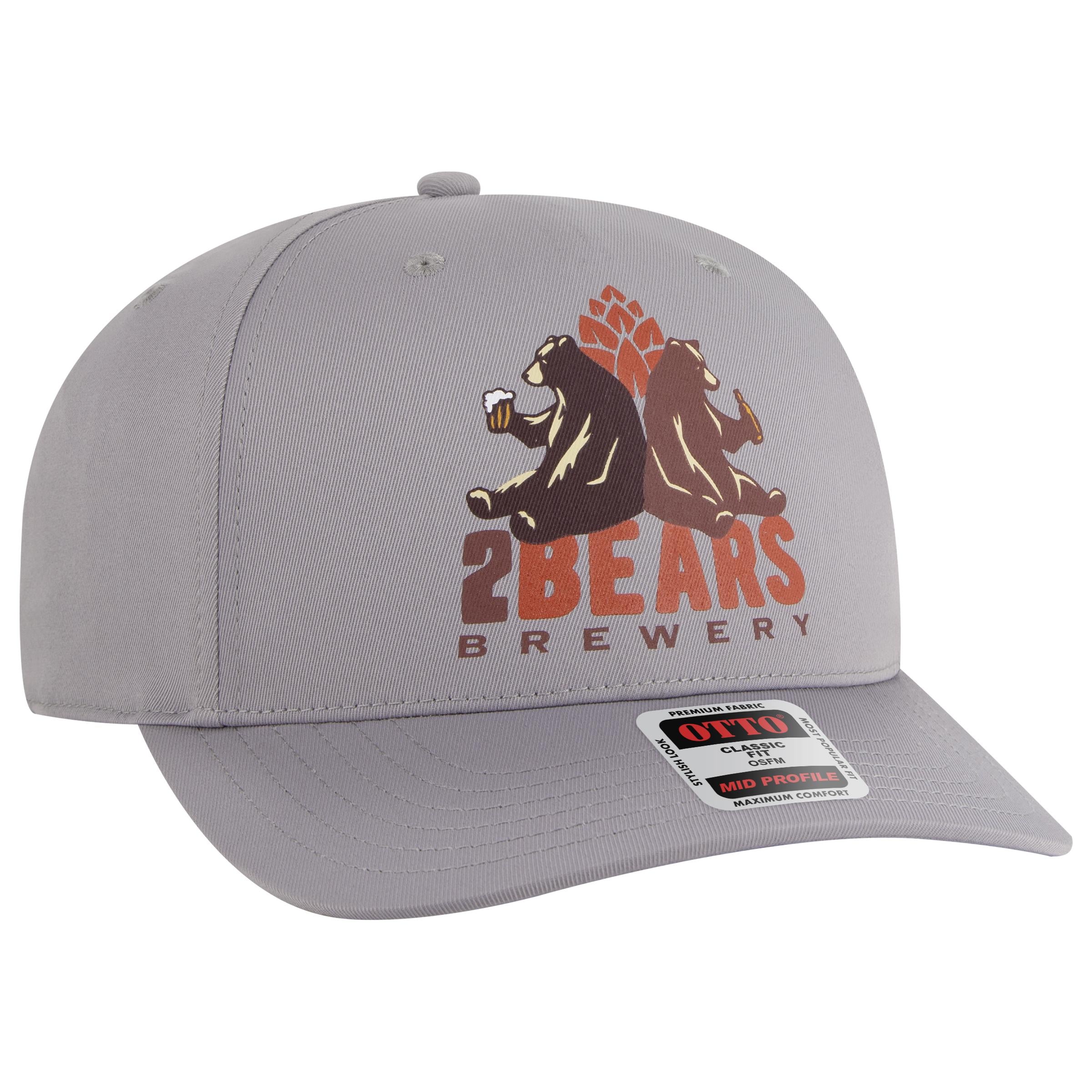 270-1 OTTO CAP Seamless 6 Panel Mid Profile Baseball Cap