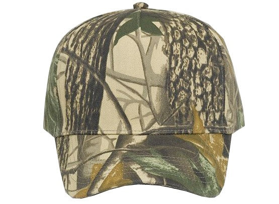 120-838 OTTO CAP Camouflage 5 Panel Mid Profile Style Cap