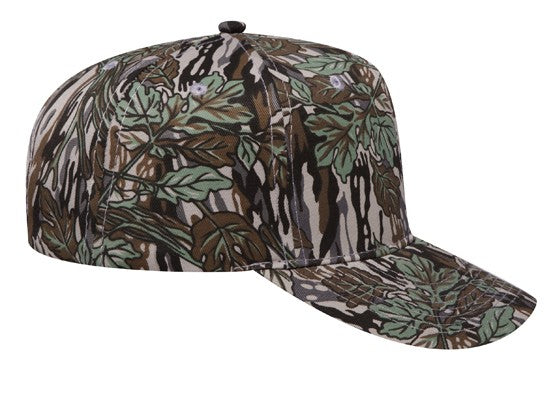 44-051 OTTO CAP Camouflage 6 Panel Mid Profile Baseball Cap