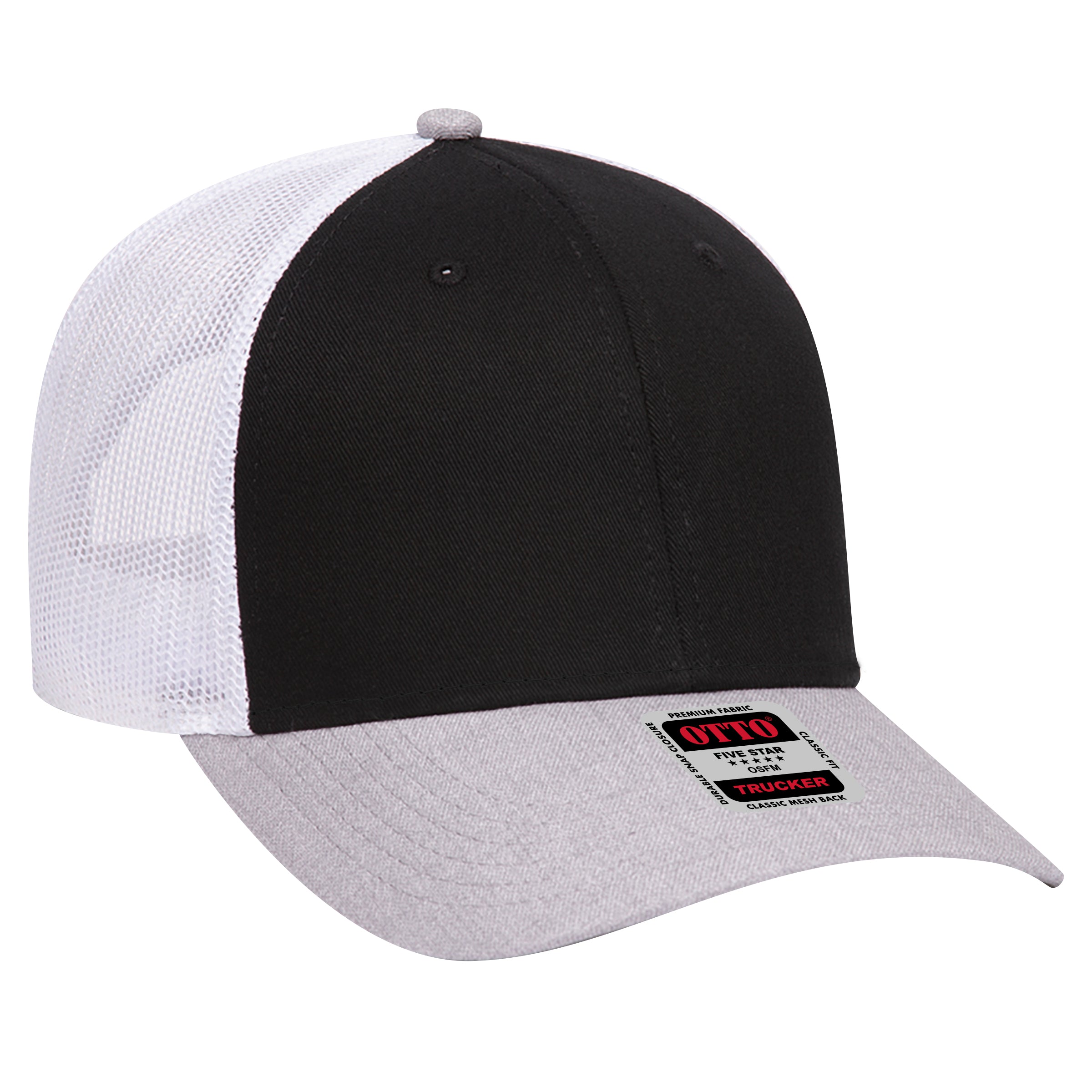 83-1239 OTTO CAP 6 Panel Low Profile Mesh Back Trucker Hat