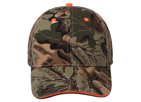 71-602 OTTO CAP Camouflage 6 Panel Low Profile Baseball Cap