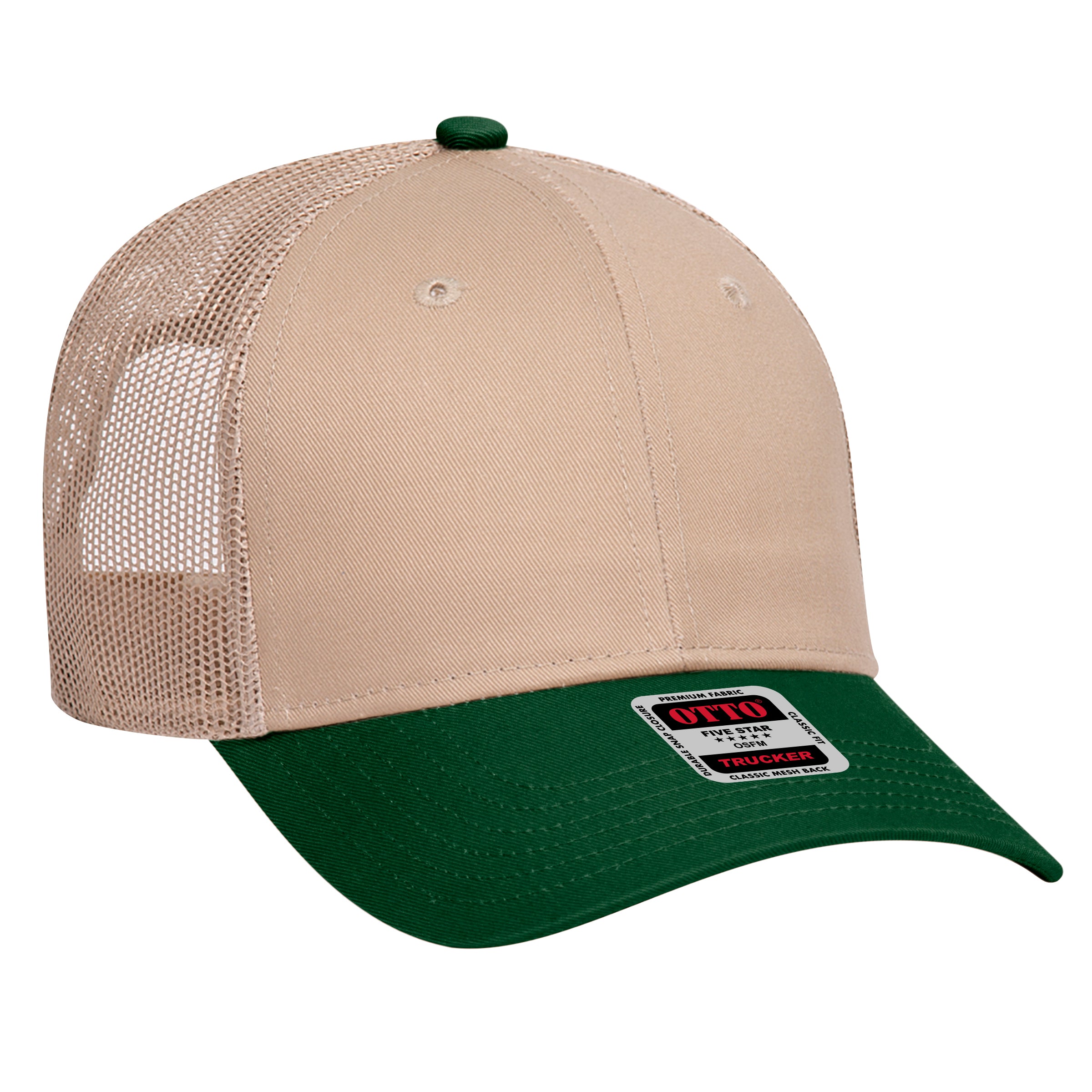 83-473 OTTO CAP 6 Panel Low Profile Mesh Back Trucker Hat