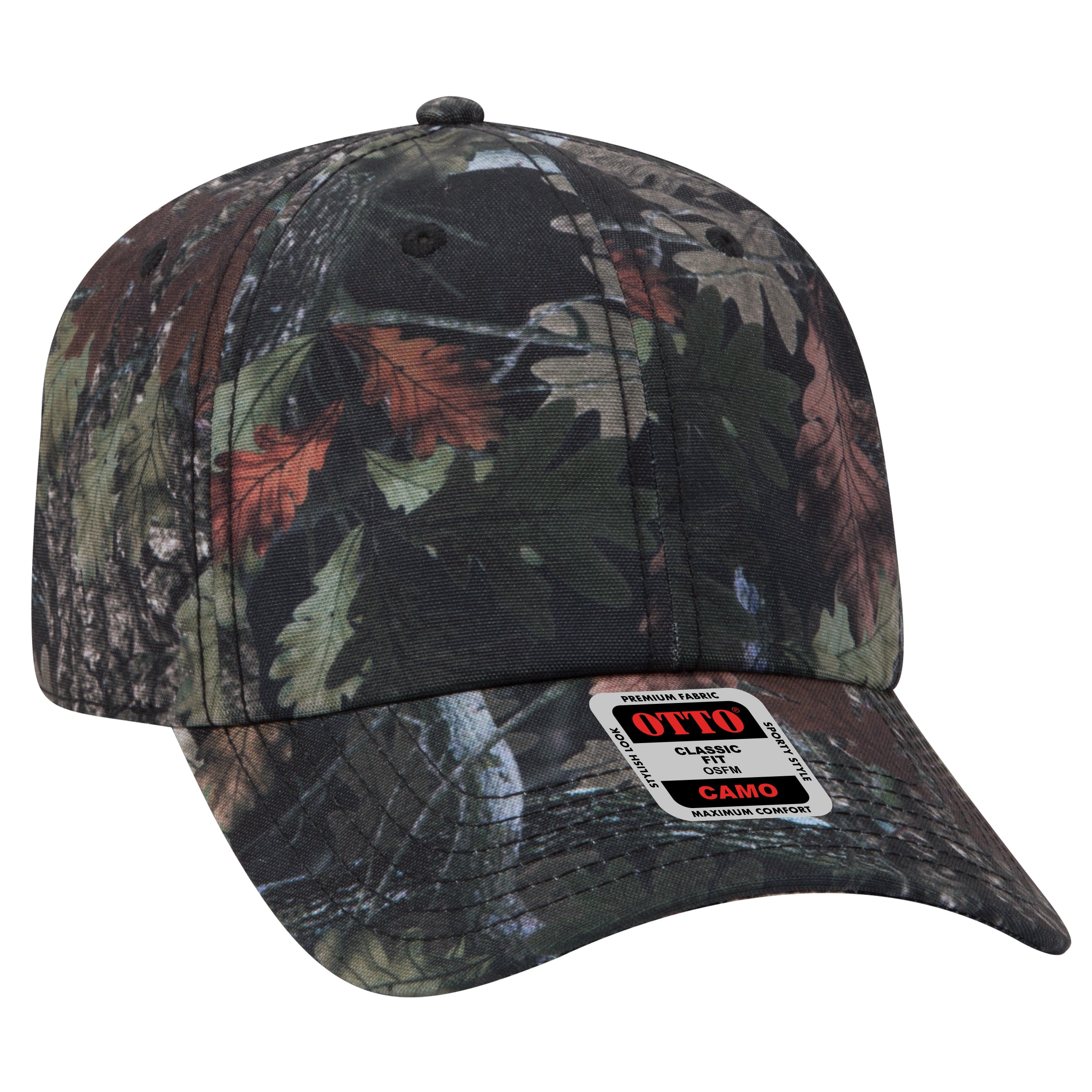 103-1263 OTTO CAP Camouflage 6 Panel Low Profile Baseball Cap