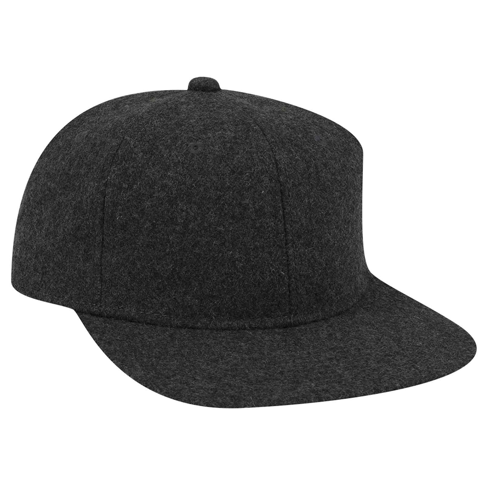 148-1200 OTTO CAP 6 Panel Mid Profile Flat Visor Strapback Hat