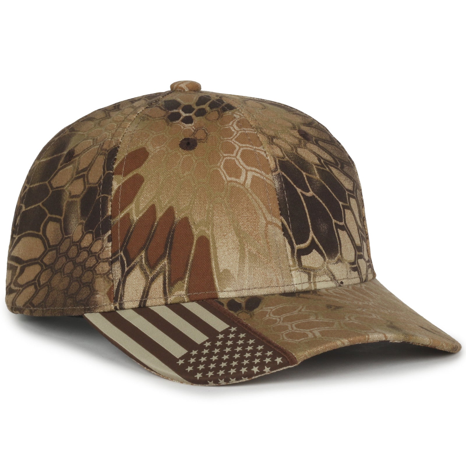Outdoor Cap CWF-305 Structured w/Camo Flag Visor Insert