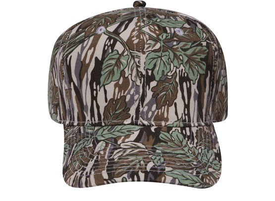 44-051 OTTO CAP Camouflage 6 Panel Mid Profile Baseball Cap