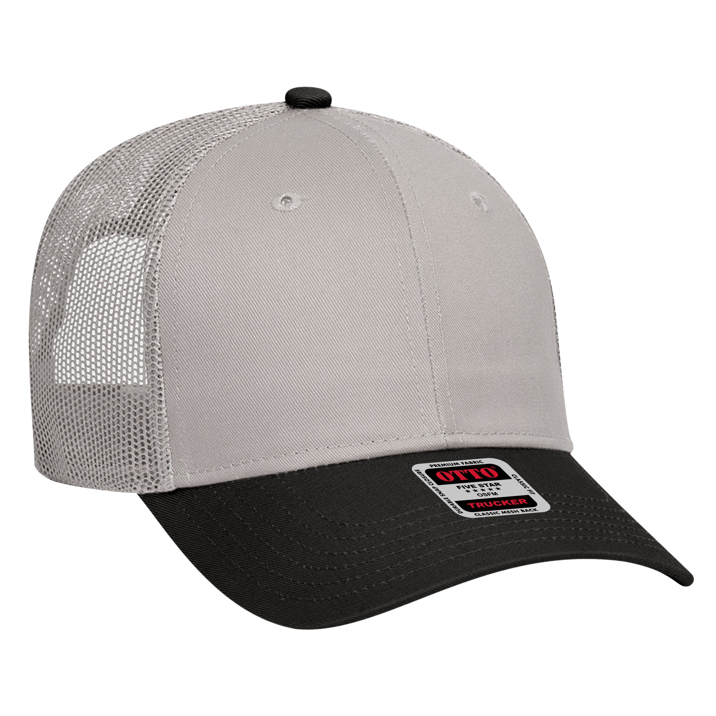 83-473 OTTO CAP 6 Panel Low Profile Mesh Back Trucker Hat