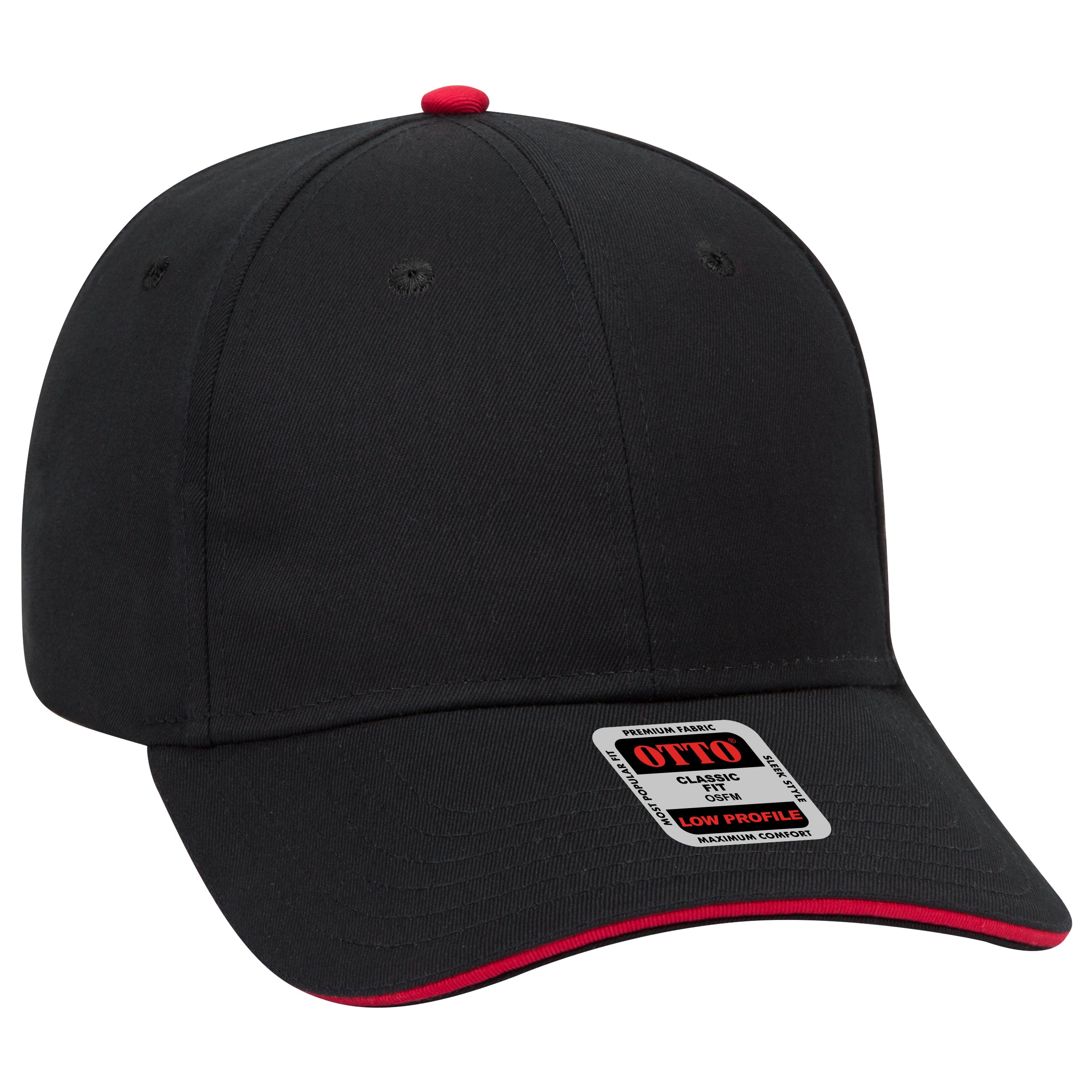 23-434 OTTO CAP 6 Panel Low Profile Baseball Cap
