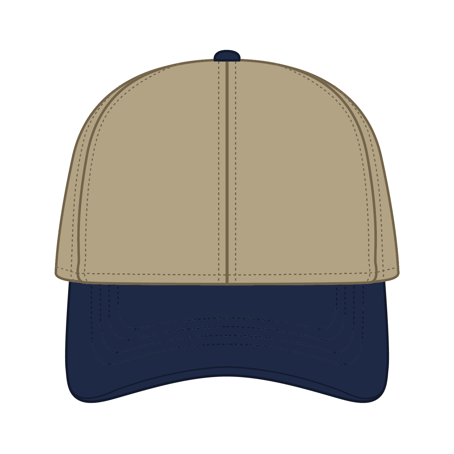 69-291 OTTO CAP 4 Panel Ponytail Cap