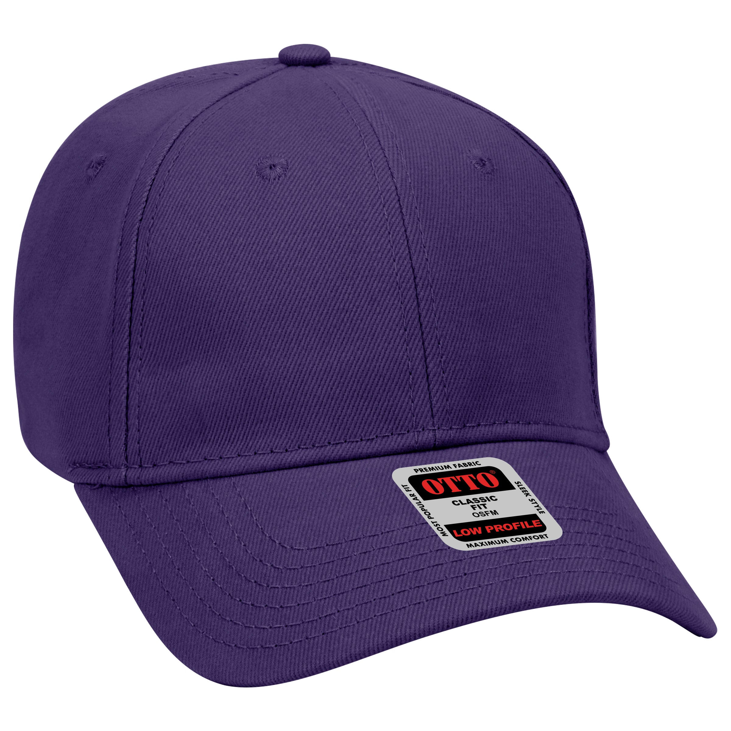19-251 OTTO CAP 6 Panel Low Profile Baseball Cap