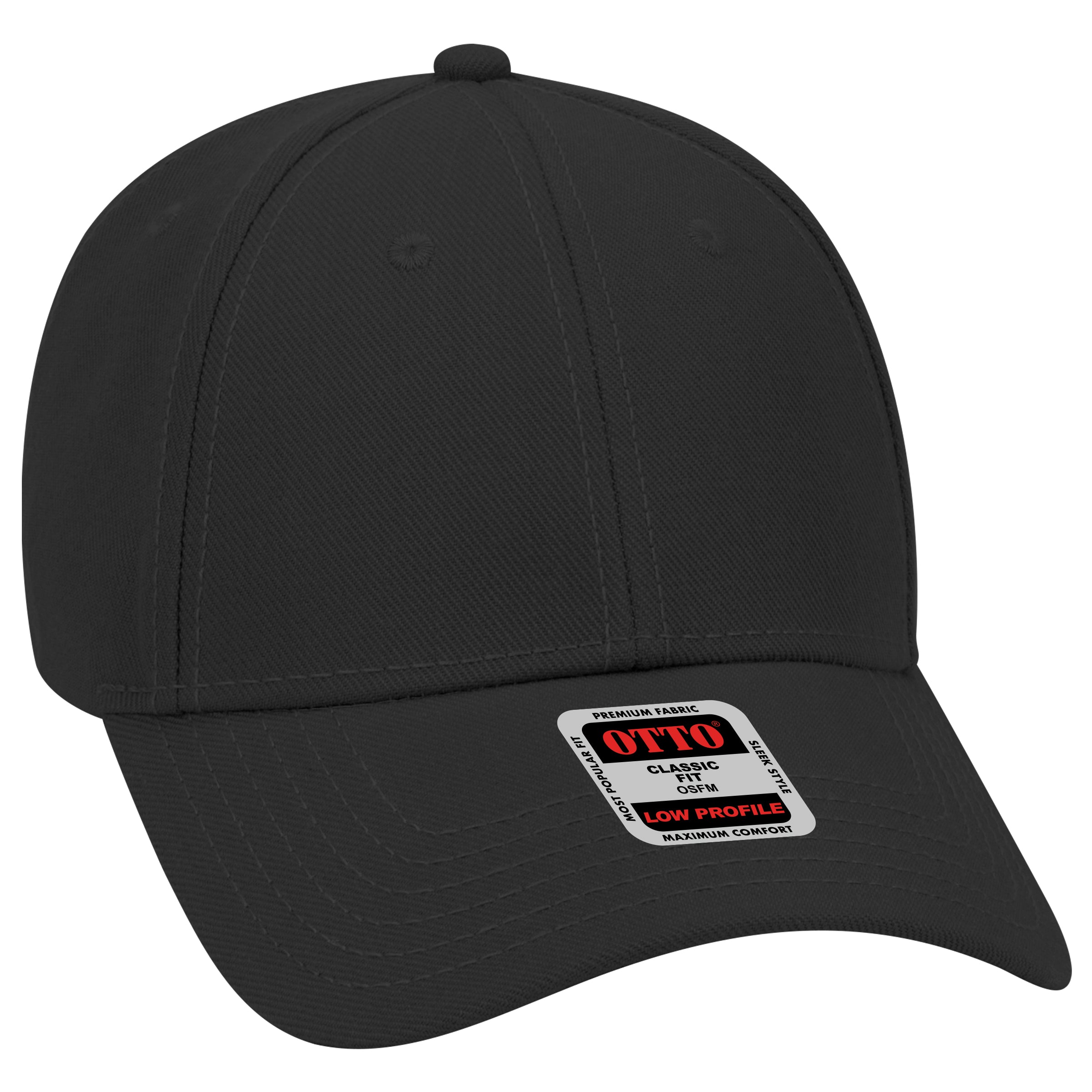 19-304 OTTO CAP 6 Panel Low Profile Baseball Cap