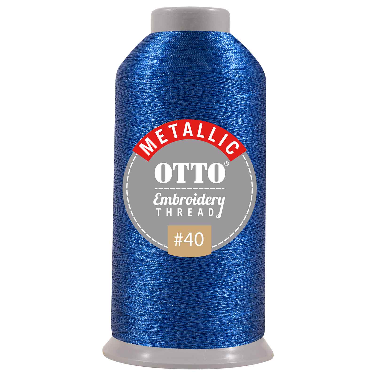 157-106 OTTO Embroidery Metallic Thread #40 3,300 yd. Cone