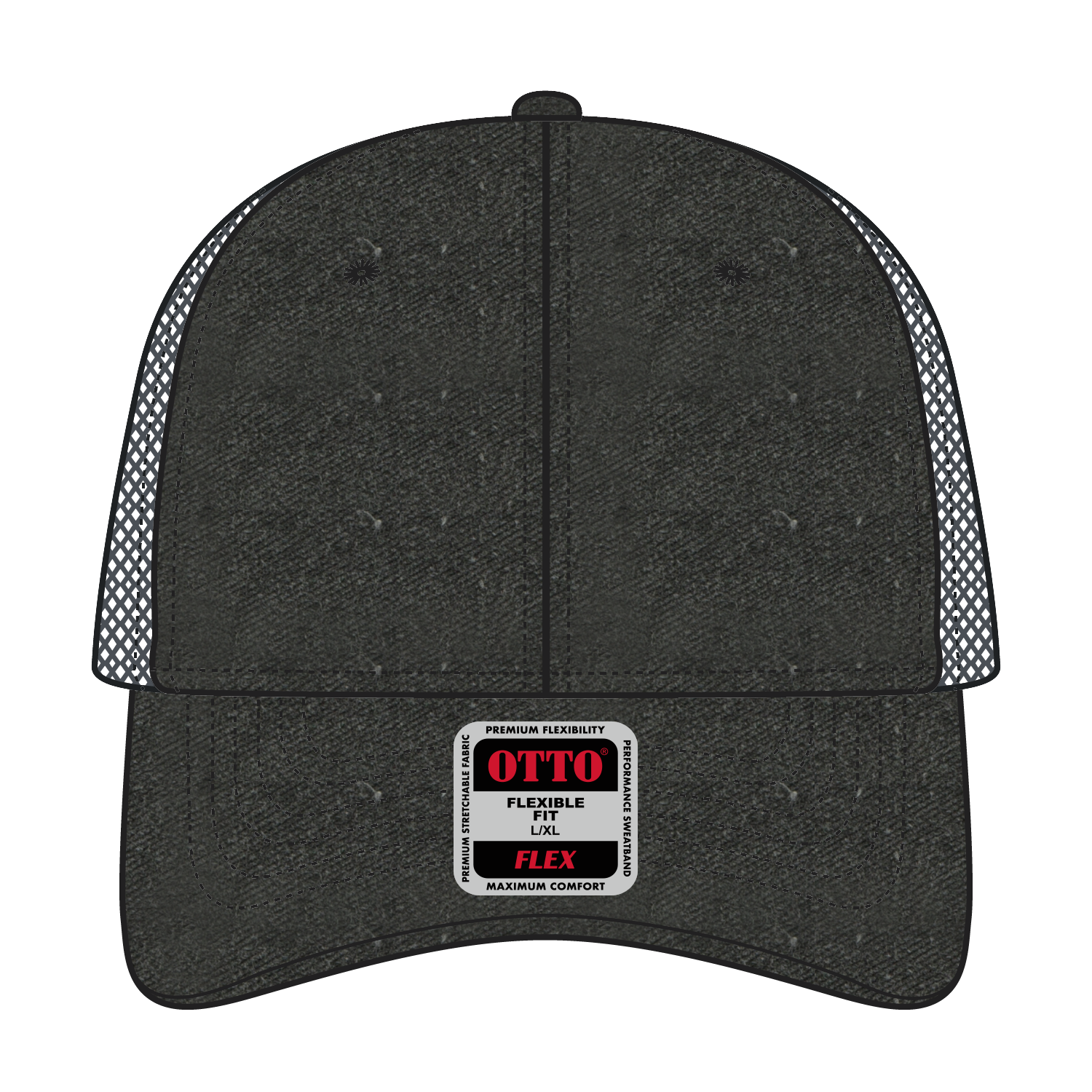 169-1264 OTTO CAP "OTTO FLEX" 6 Panel Low Profile Mesh Back Trucker Hat