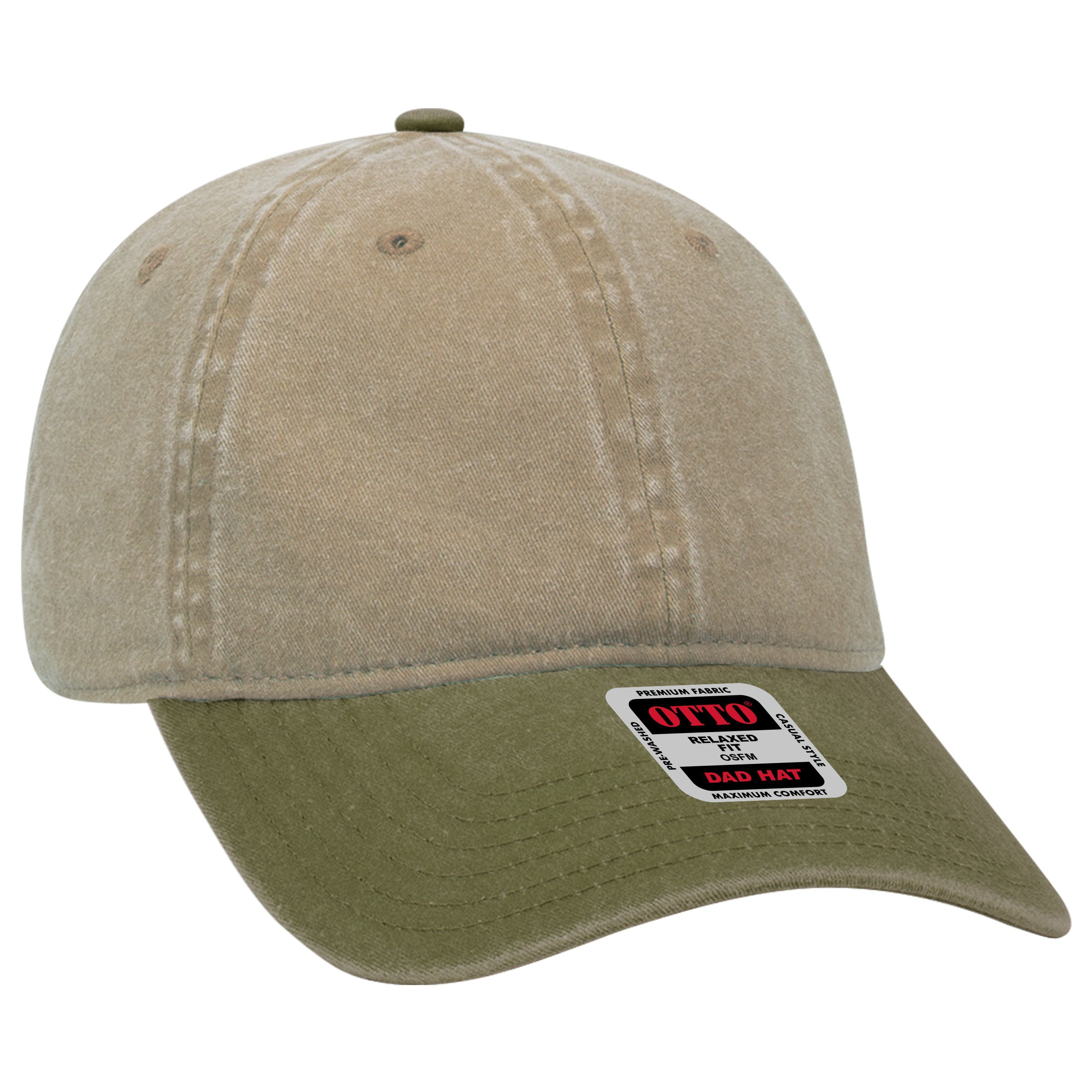 18-202 OTTO CAP 6 Panel Low Profile Dad Hat