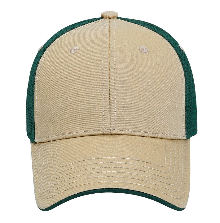 122-945 OTTO CAP 6 Panel Low Profile Mesh Back Trucker Hat