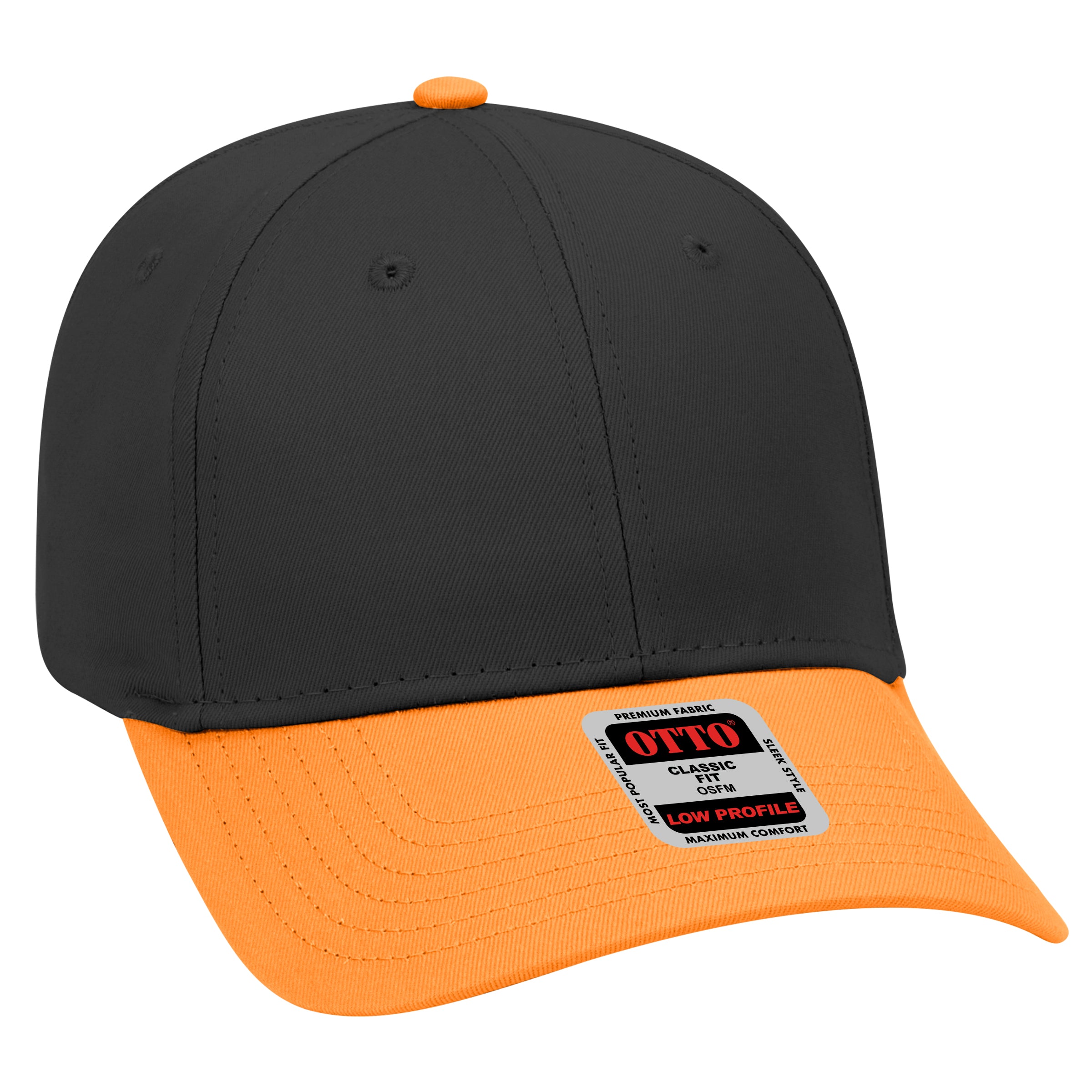 19-536 OTTO CAP 6 Panel Low Profile Baseball Cap