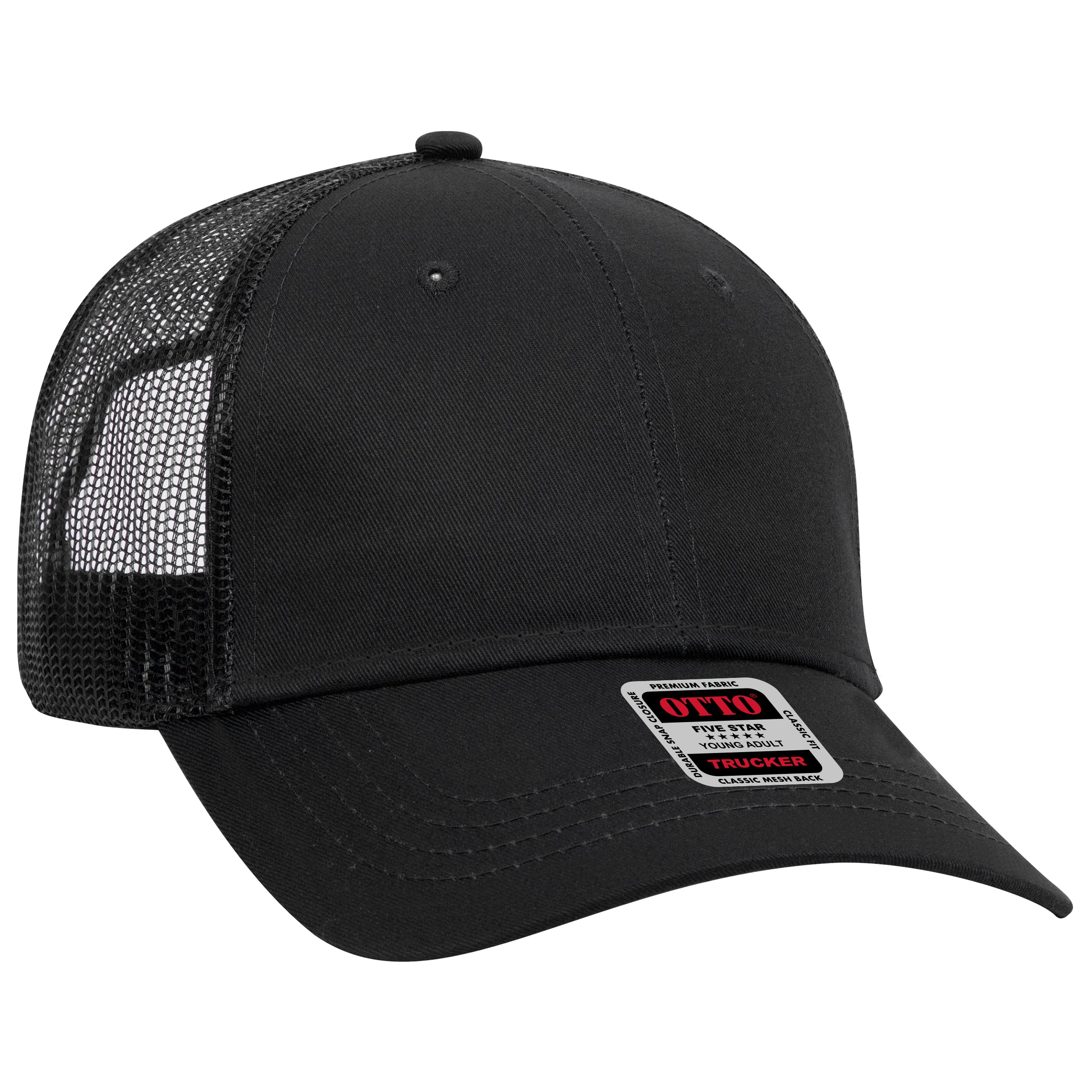 83-473 OTTO CAP 6 Panel Low Profile Mesh Back Trucker Hat