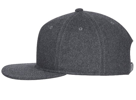 148-1200 OTTO CAP 6 Panel Mid Profile Flat Visor Strapback Hat