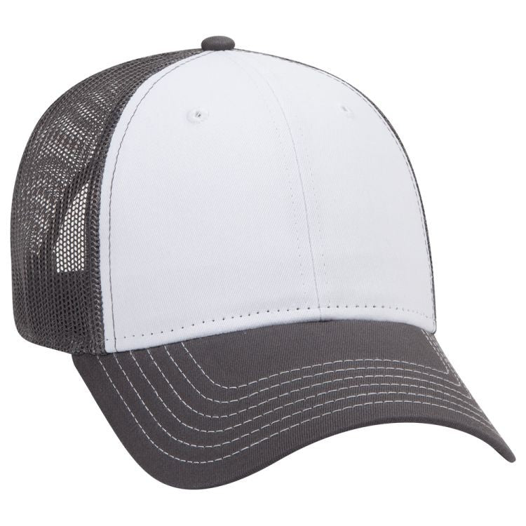 83-1239 OTTO CAP 6 Panel Low Profile Mesh Back Trucker Hat