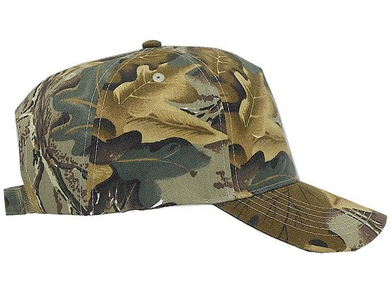 120-838 OTTO CAP Camouflage 5 Panel Mid Profile Style Cap