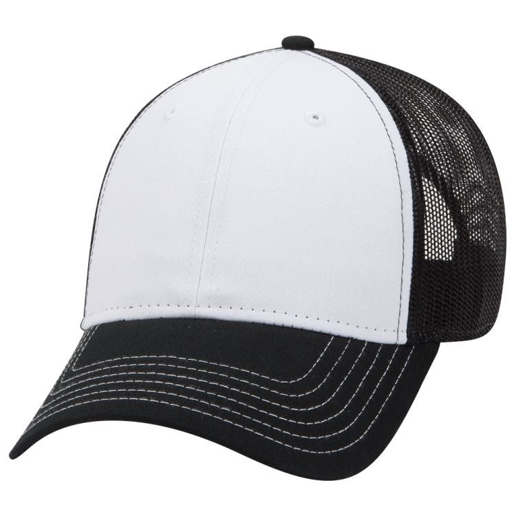 83-1239 OTTO CAP 6 Panel Low Profile Mesh Back Trucker Hat