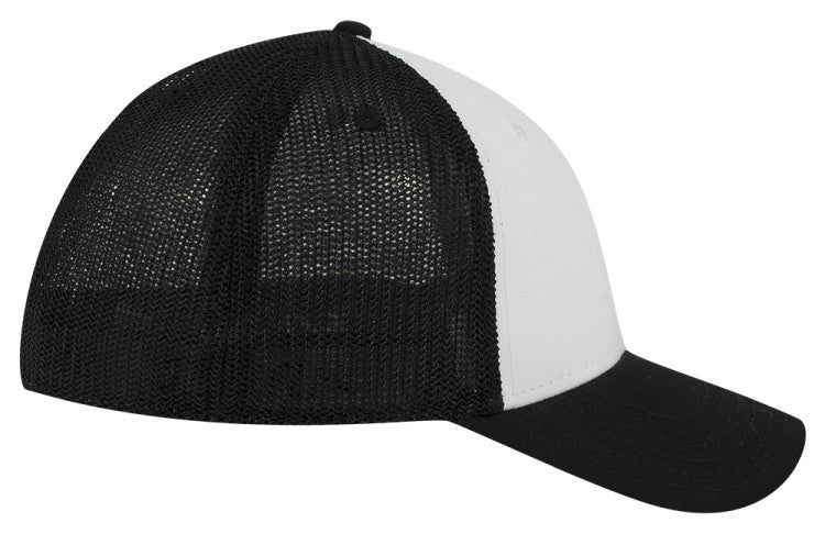 135-1230 OTTO CAP "OTTO FLEX" 6 Panel Low Profile Mesh Back Trucker Hat