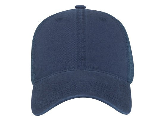 121-858 OTTO CAP 6 Panel Low Profile Mesh Back Trucker Dad Hat