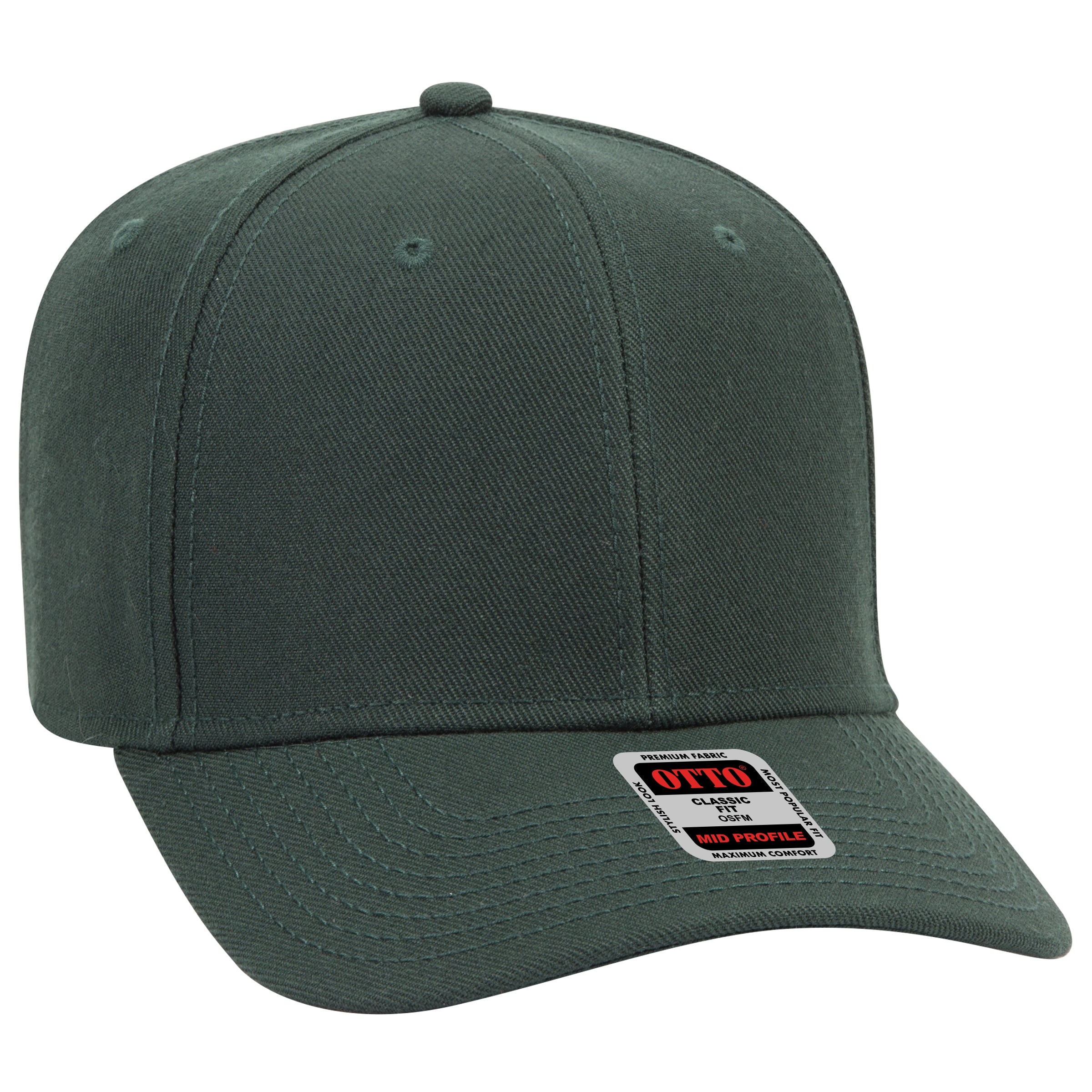 27-210 OTTO CAP 6 Panel Mid Profile Baseball Cap