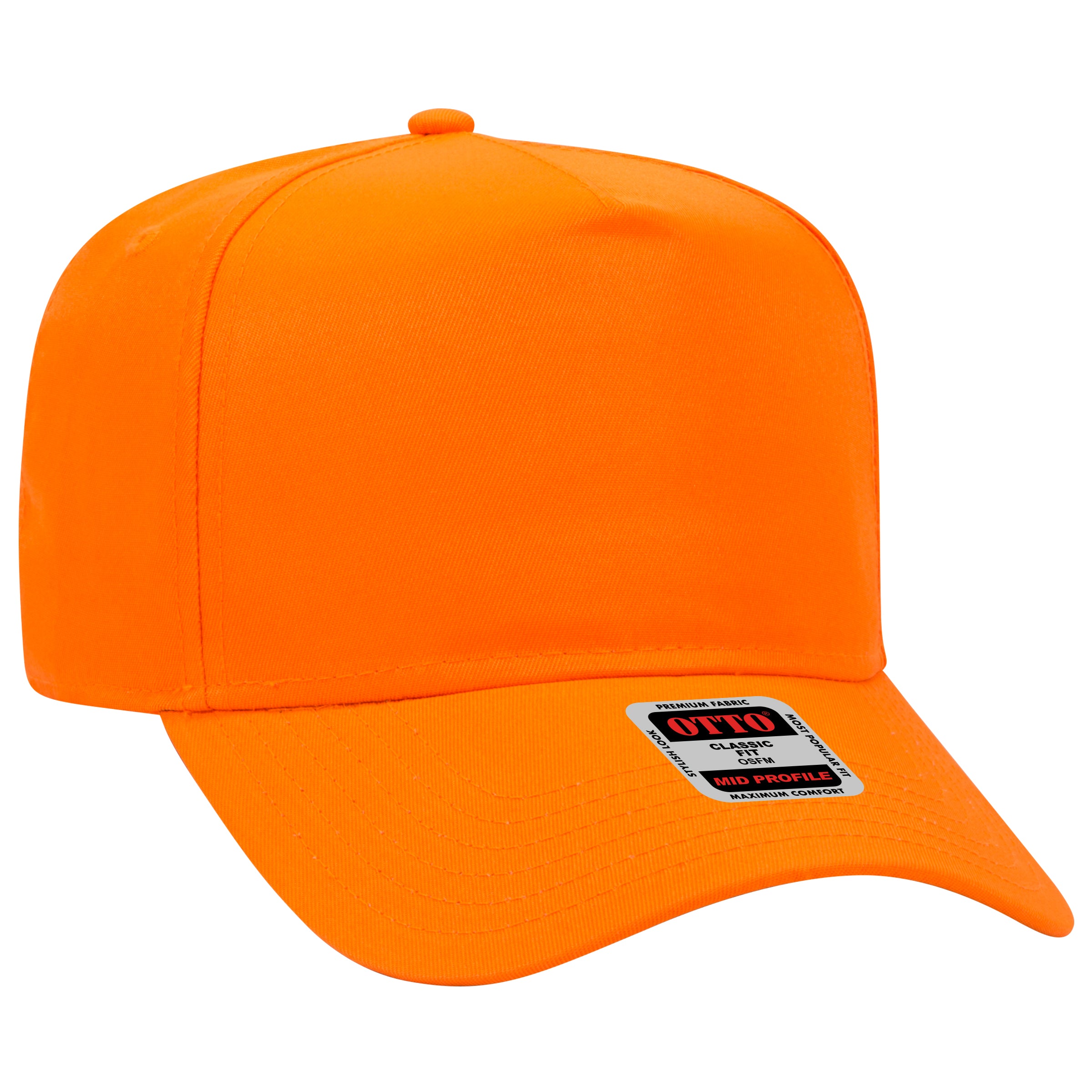 31-069 OTTO CAP 5 Panel Mid Profile Baseball Cap