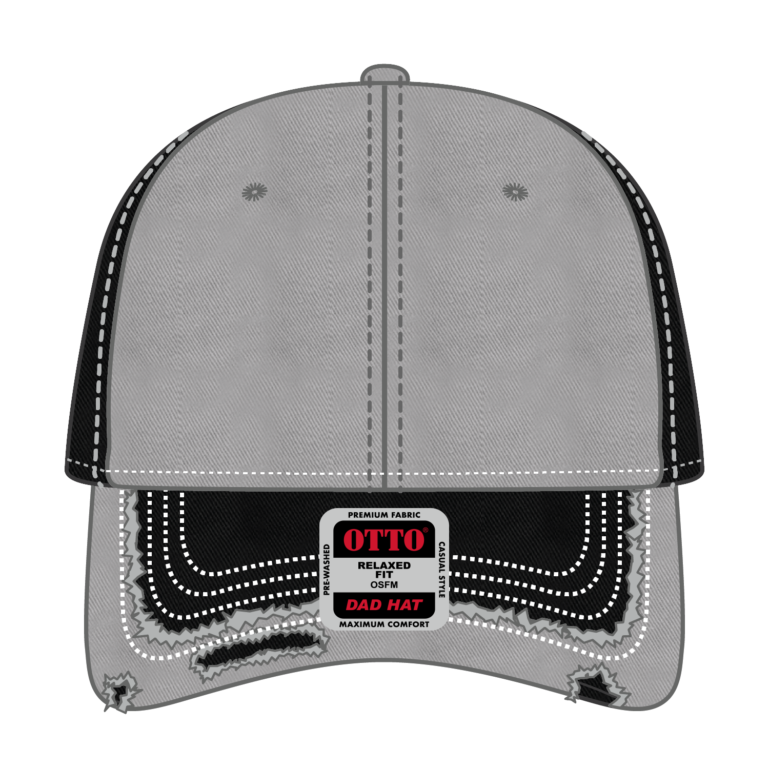 149-1091 OTTO CAP 6 Panel Low Profile Dad Hat
