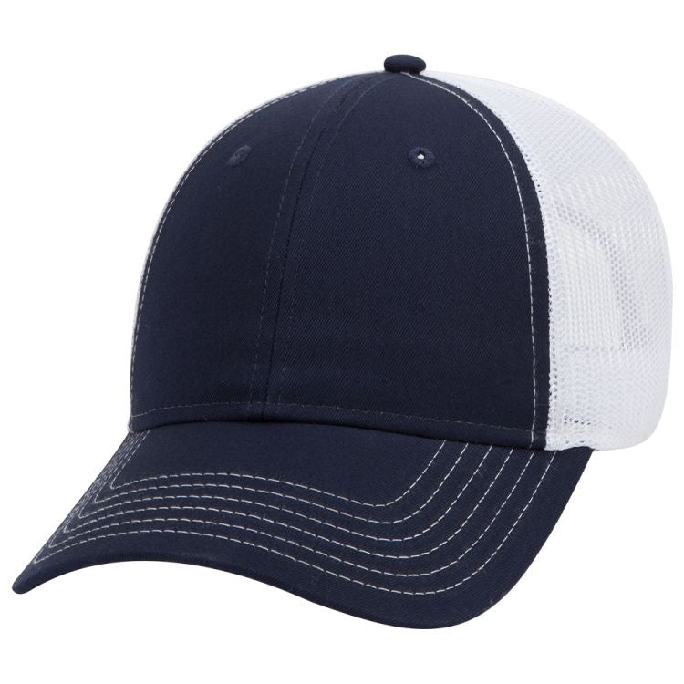 83-1239 OTTO CAP 6 Panel Low Profile Mesh Back Trucker Hat