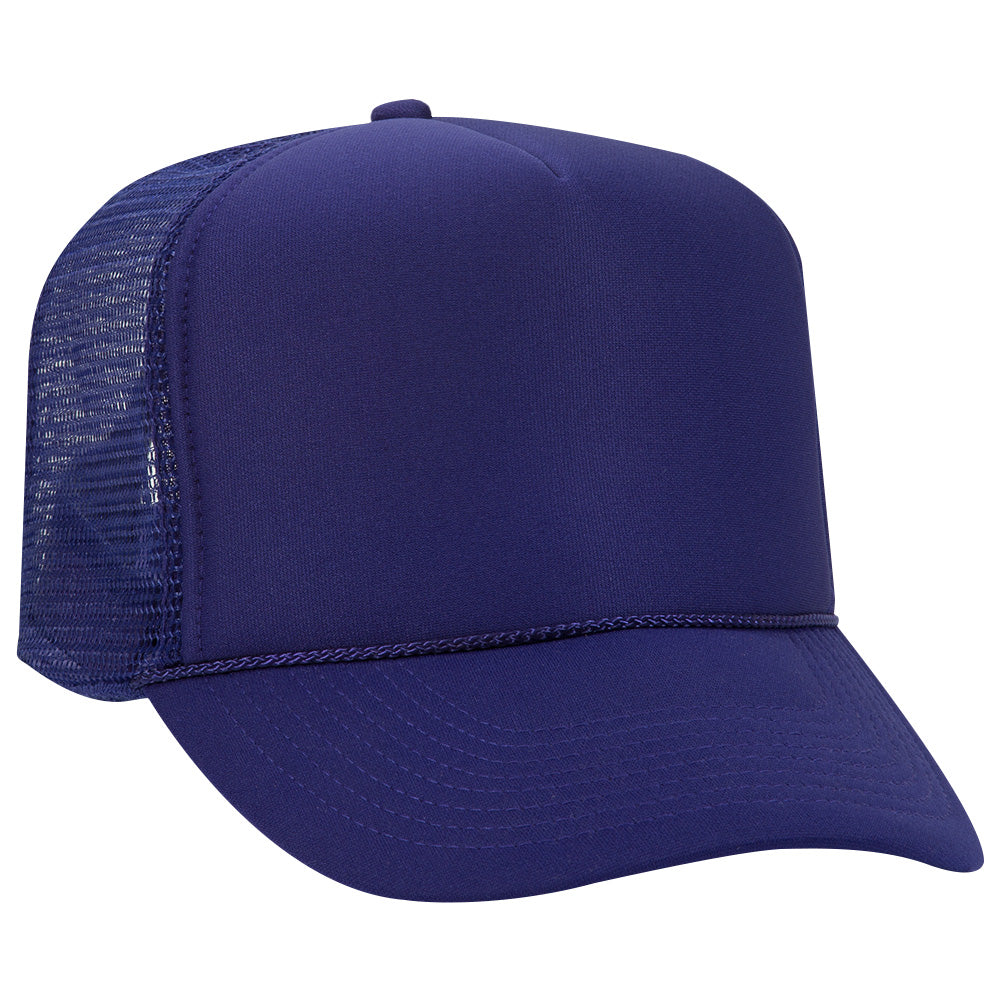 39-165 OTTO CAP 5 Panel High Crown Mesh Back Trucker Hat