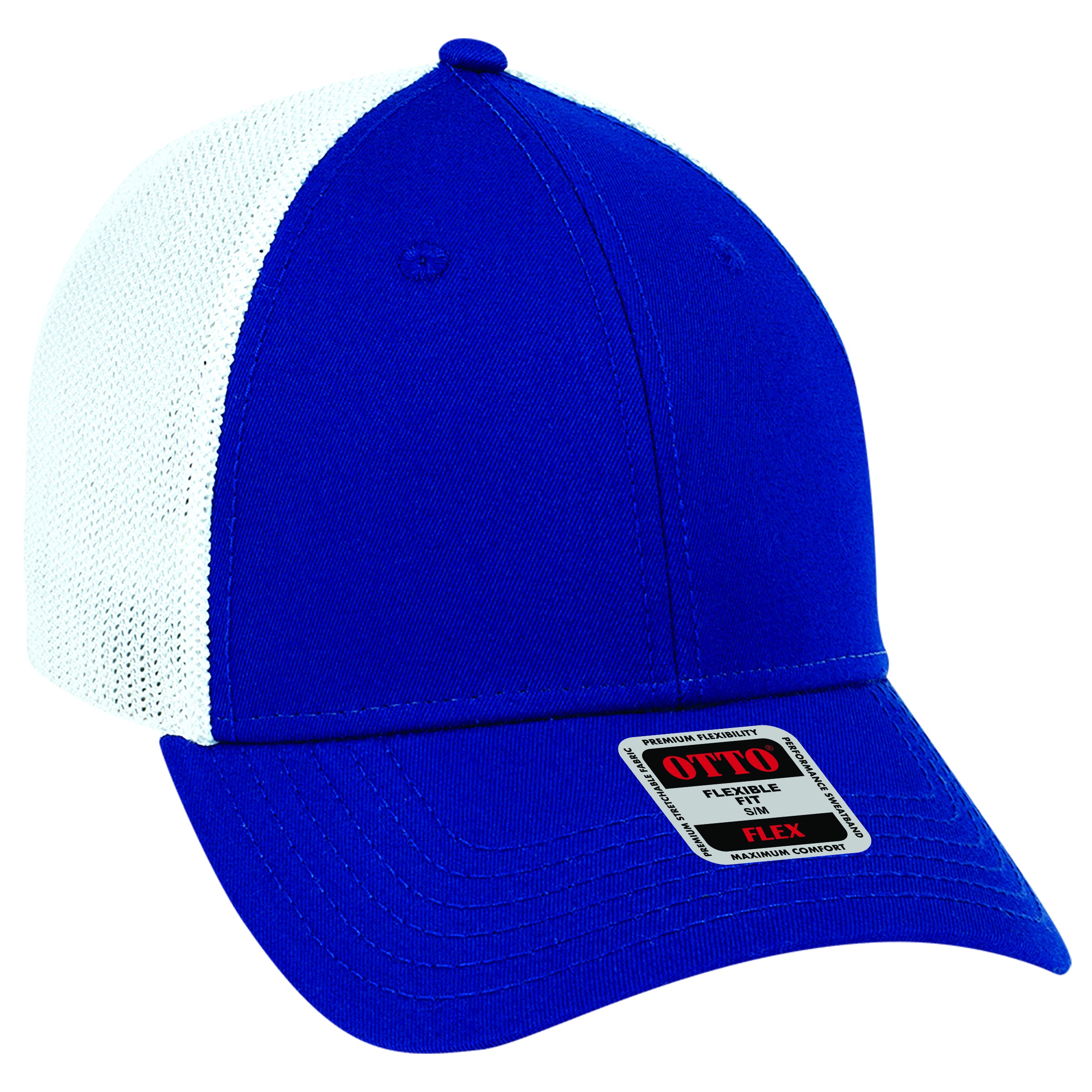 135-1230 OTTO CAP "OTTO FLEX" 6 Panel Low Profile Mesh Back Trucker Hat