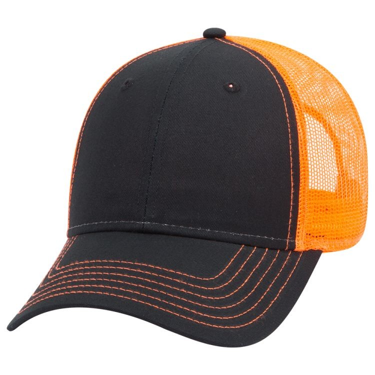 83-1239 OTTO CAP 6 Panel Low Profile Mesh Back Trucker Hat