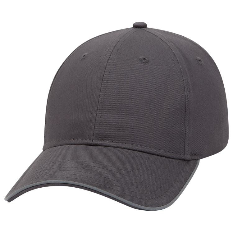 19-1261 OTTO CAP Reflective 6 Panel Low Profile Baseball Cap