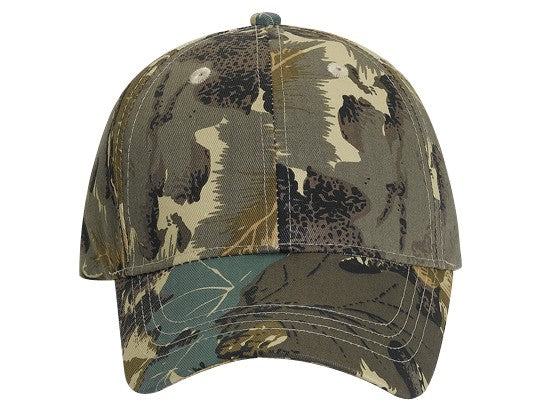 108-757 OTTO CAP Camouflage Youth 6 Panel Low Profile Baseball Cap