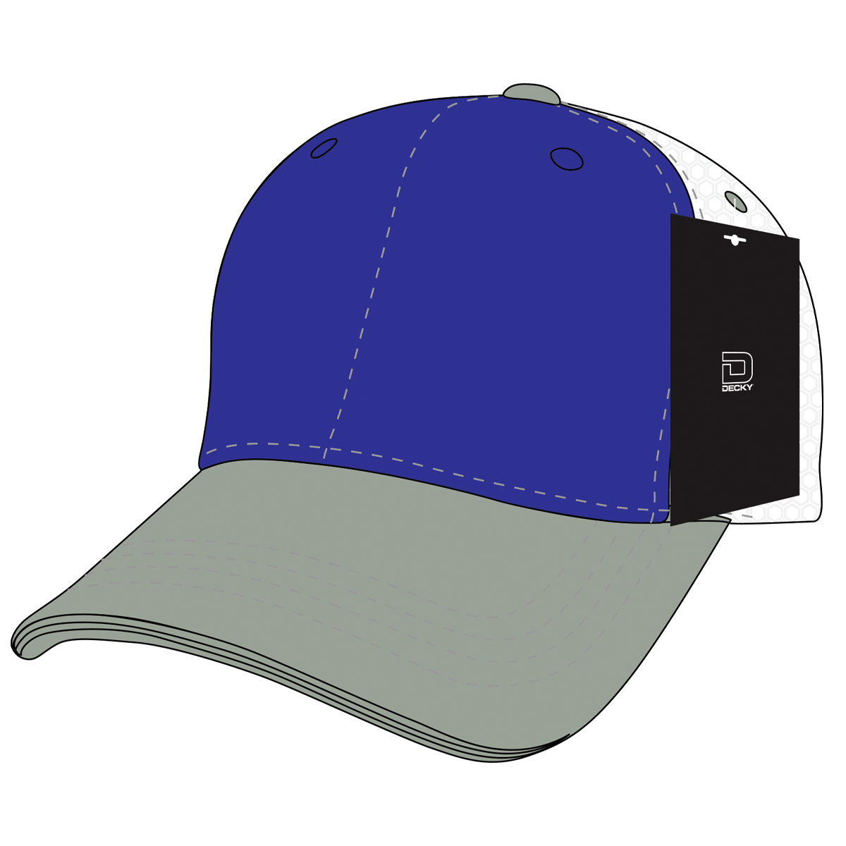 SKU:4006-3HGYNVYWHT|COLOR:Heather  Grey/Navy/White