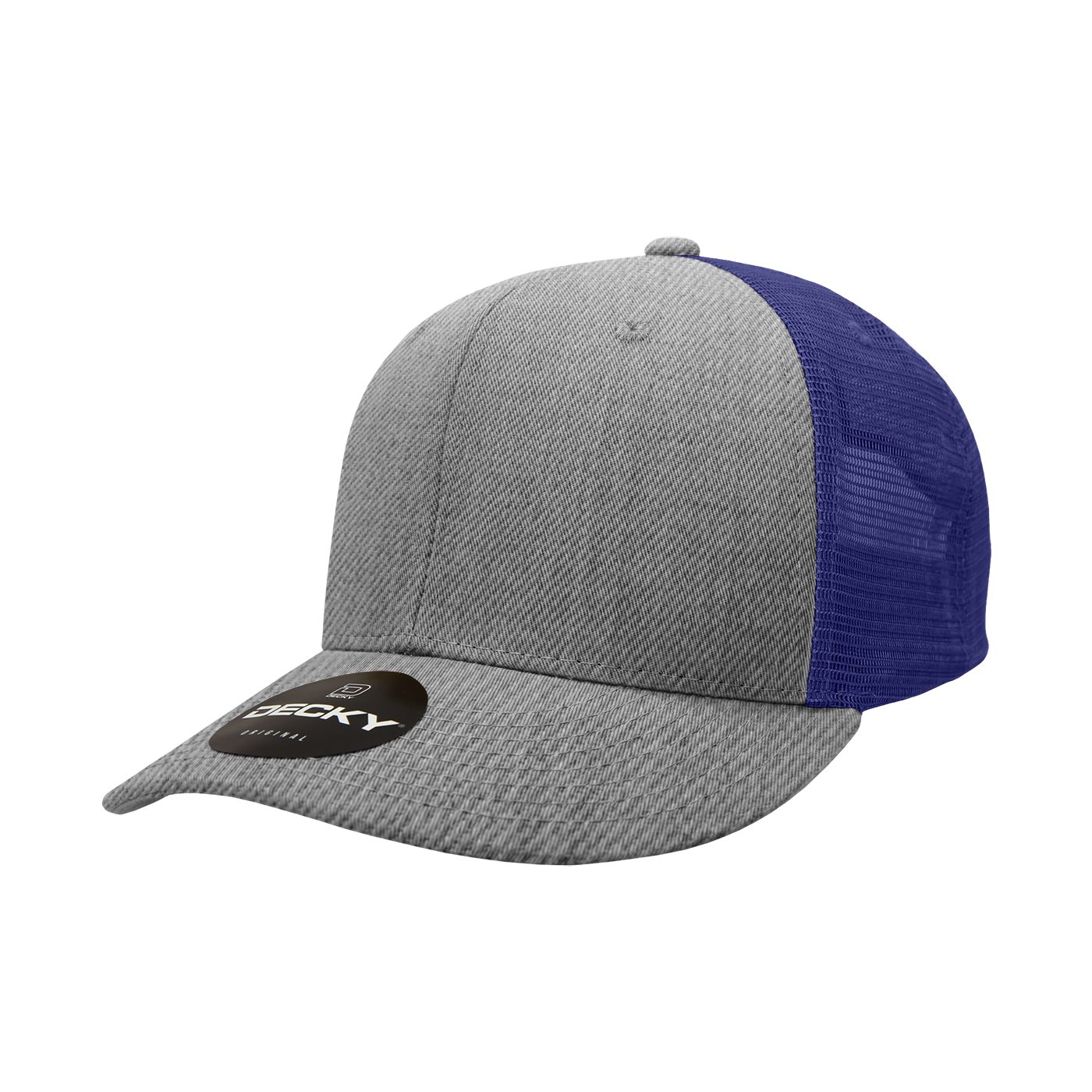 SKU:4006-4HGYNVY|COLOR:Heather  Grey / Navy