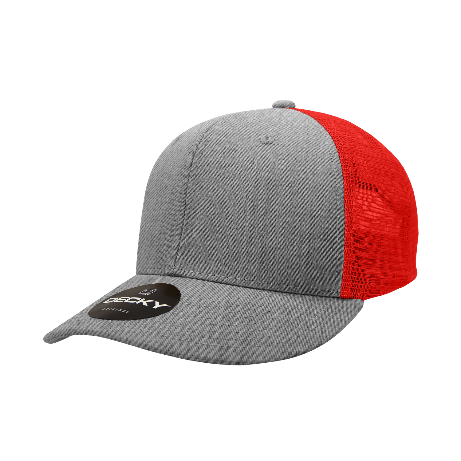 SKU:4006-4HGYRED|COLOR:Heather  Grey/Red