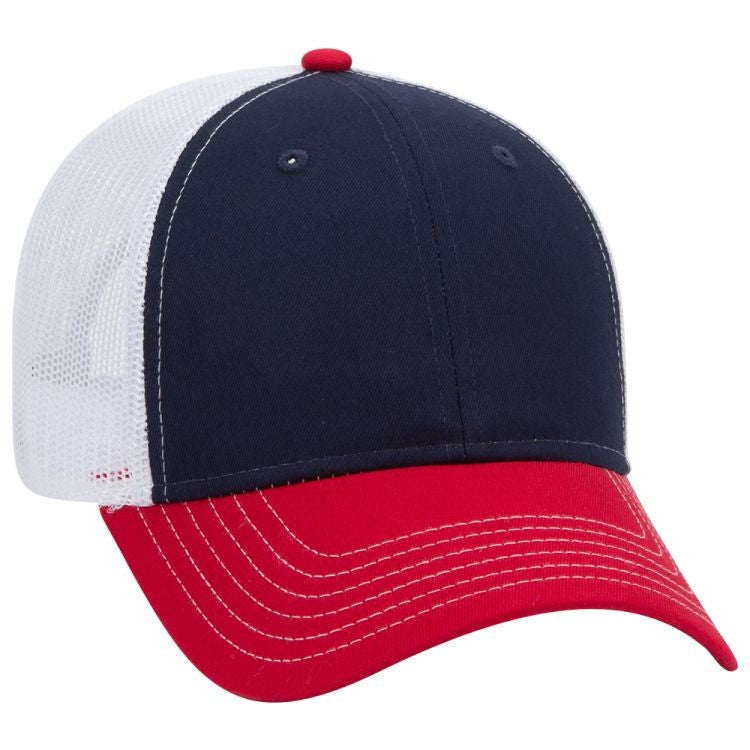 83-1239 OTTO CAP 6 Panel Low Profile Mesh Back Trucker Hat