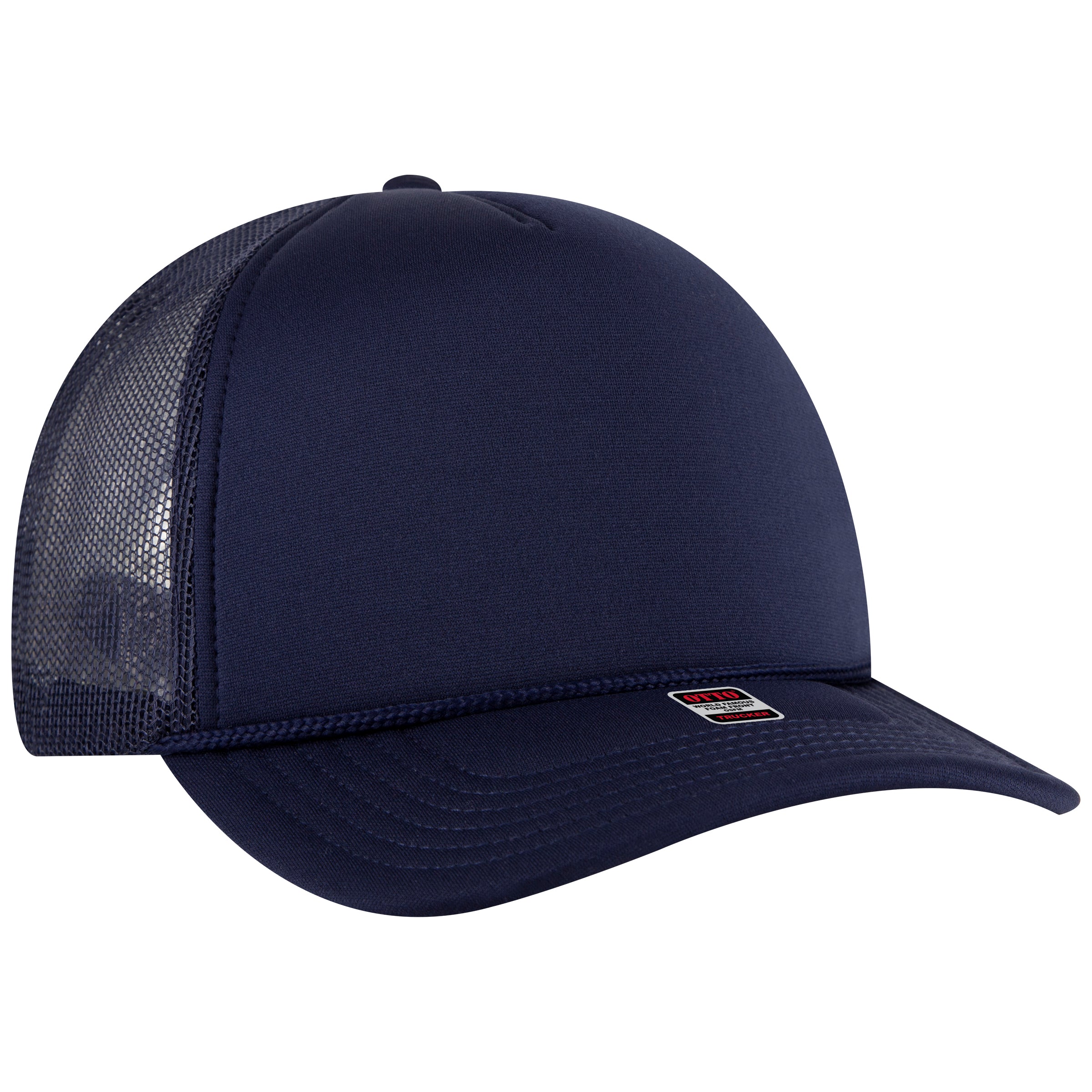 3931-1 OTTO CAP 5 Panel High Crown Mesh Back Trucker Hat
