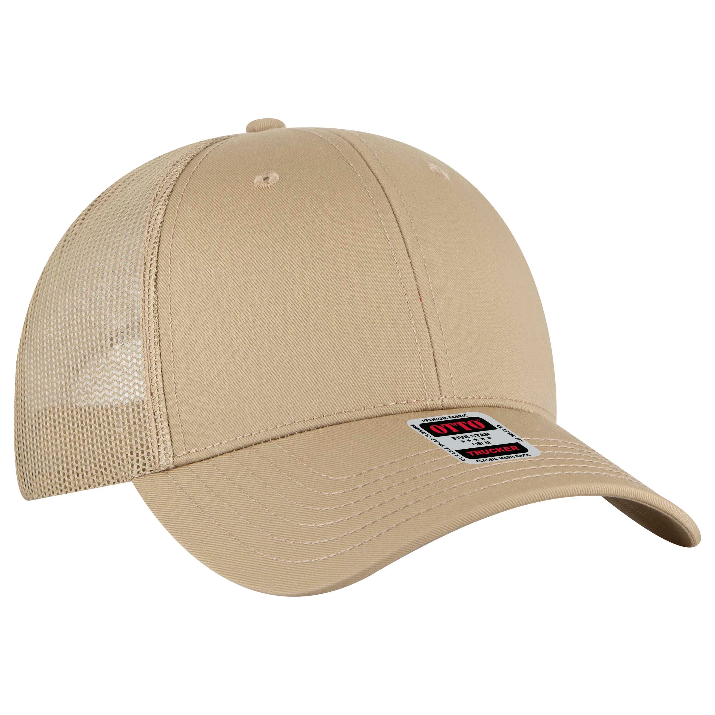 83-1239 OTTO CAP 6 Panel Low Profile Mesh Back Trucker Hat