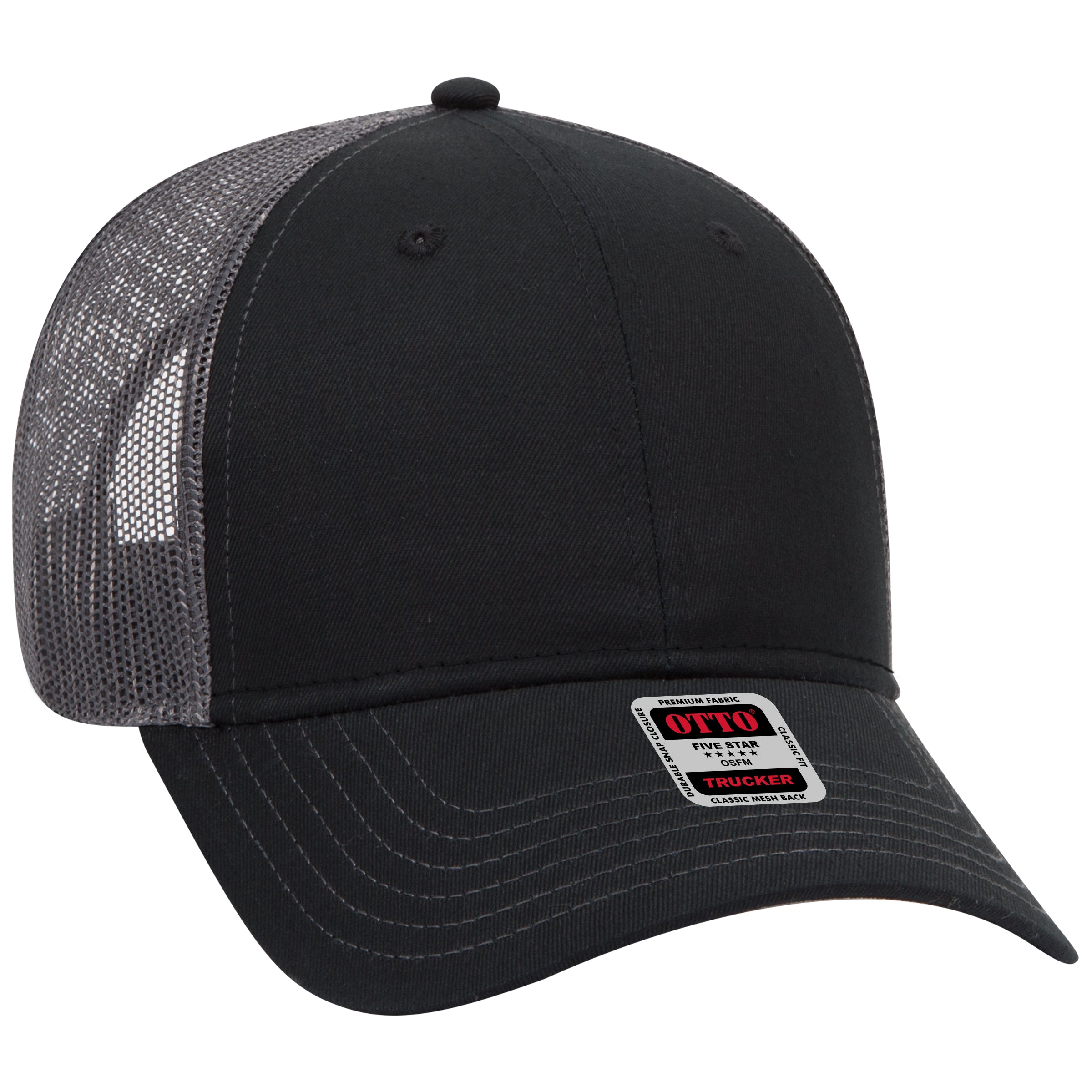 83-1239 OTTO CAP 6 Panel Low Profile Mesh Back Trucker Hat