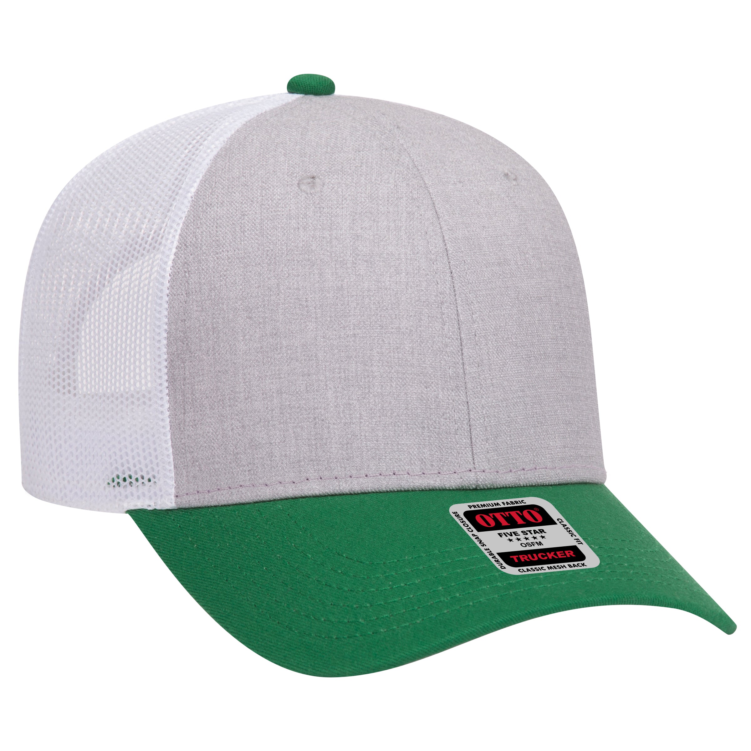 83-1239 OTTO CAP 6 Panel Low Profile Mesh Back Trucker Hat
