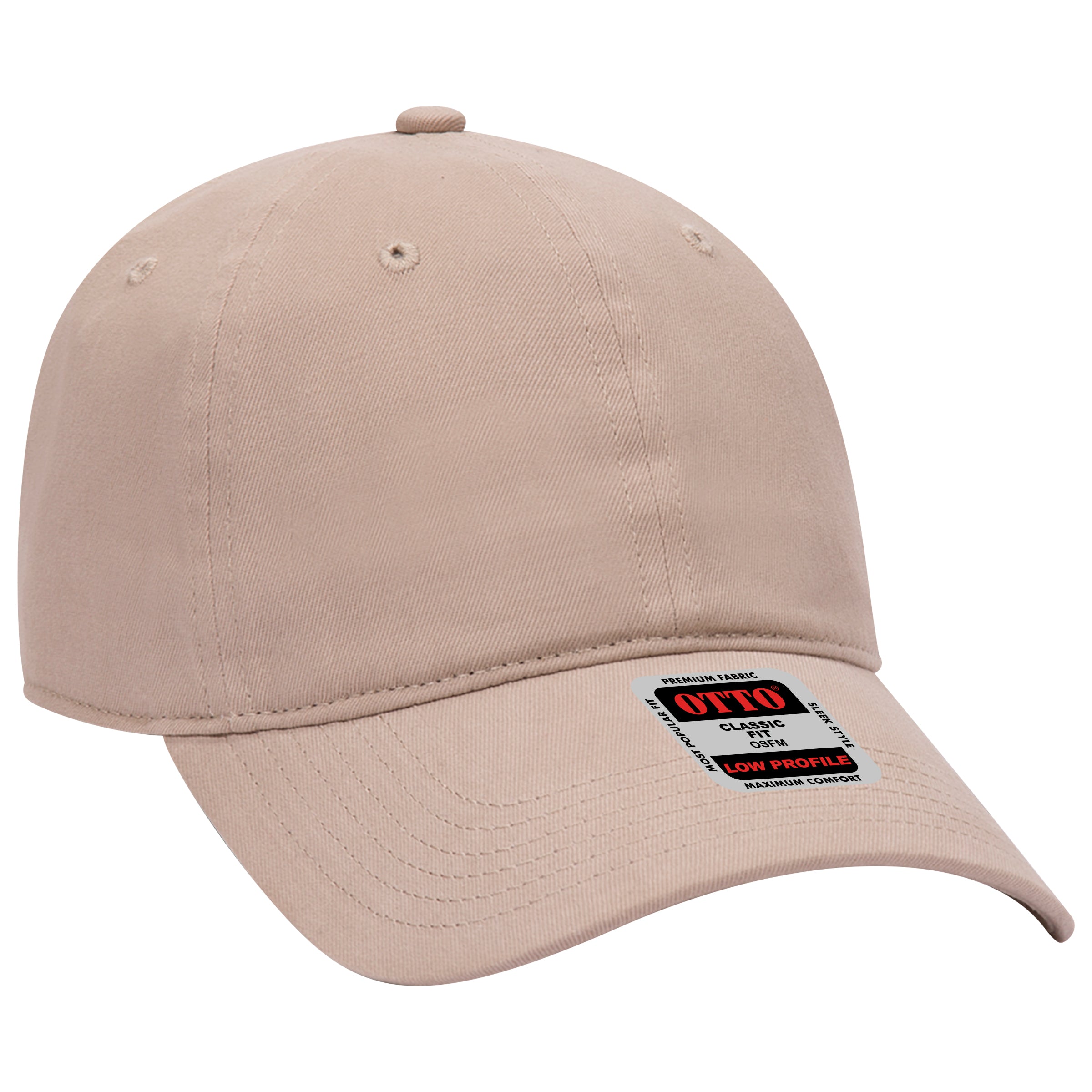 18-686 OTTO CAP 6 Panel Low Profile Baseball Cap