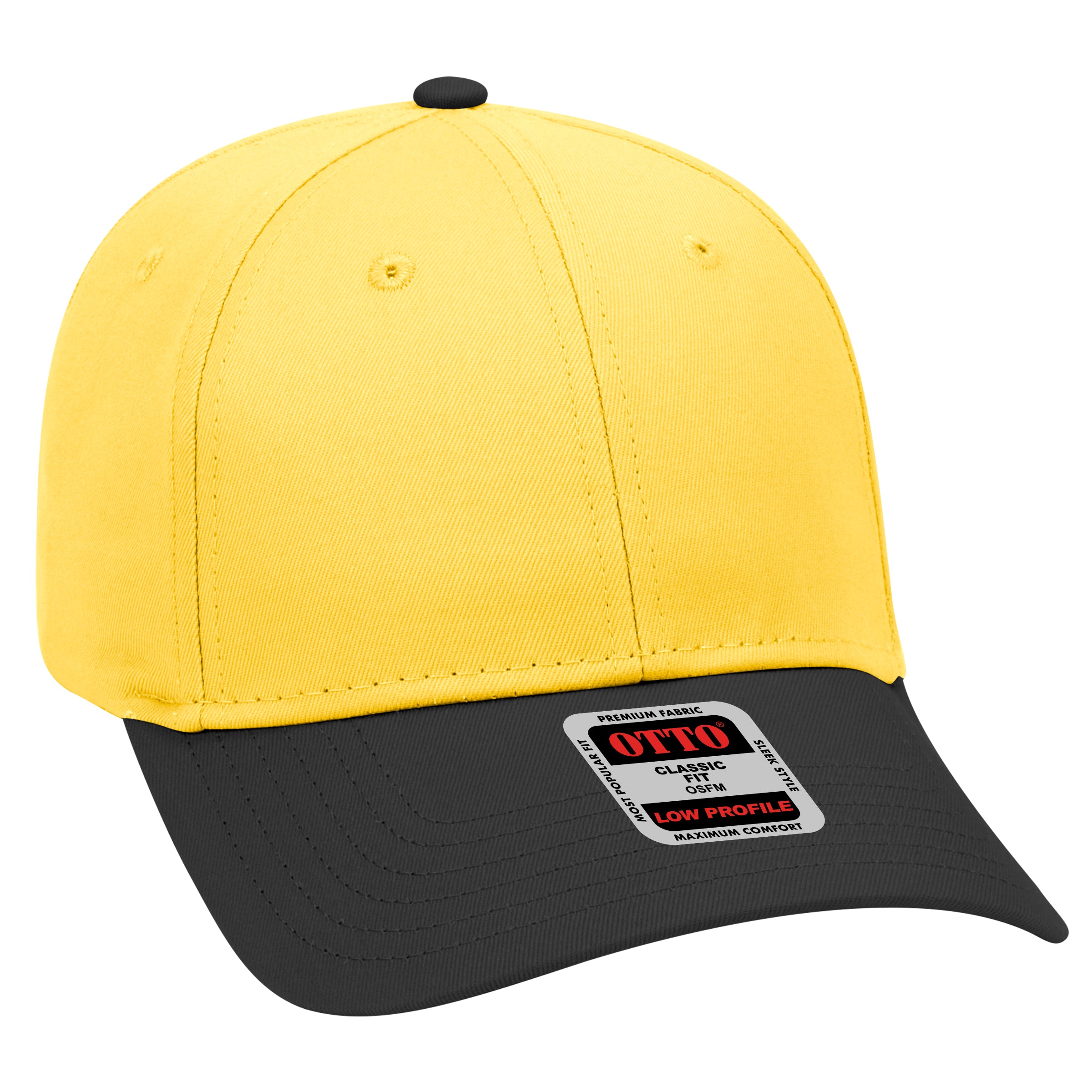 19-536 OTTO CAP 6 Panel Low Profile Baseball Cap