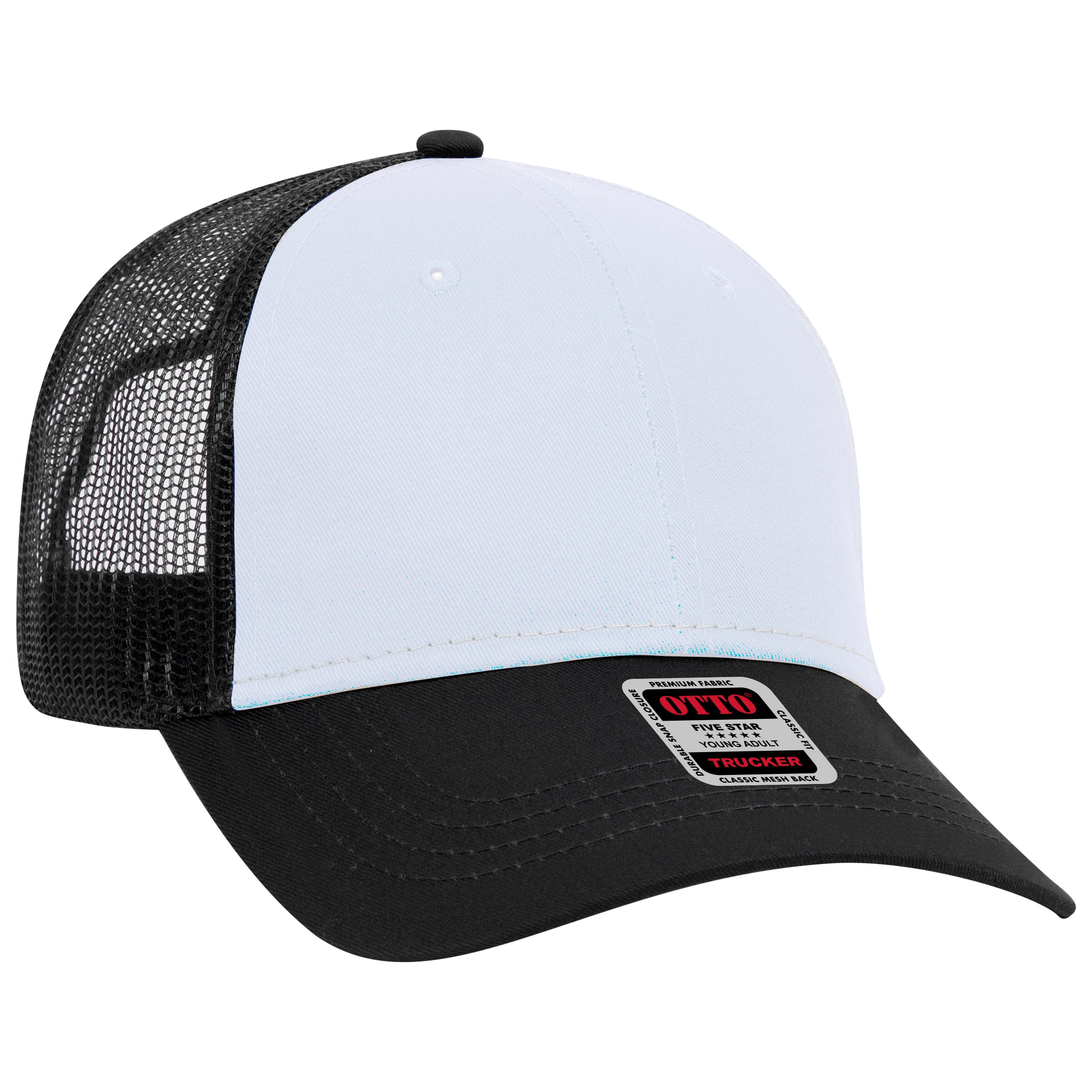 83-473 OTTO CAP 6 Panel Low Profile Mesh Back Trucker Hat